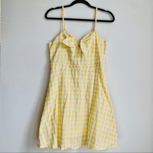 Yellow Gingham Dress